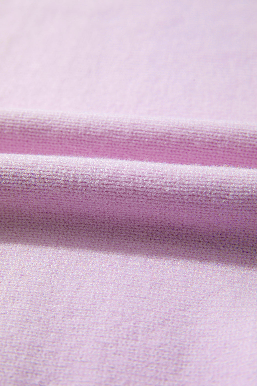 Orchid Bouquet Rainbow Stitching Balloon Sleeve Relaxed Sweater