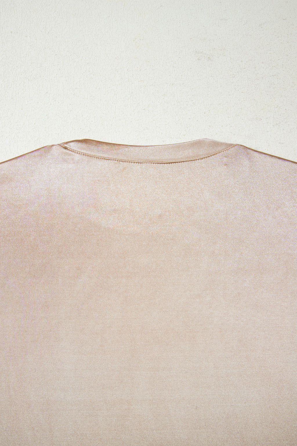 Gold Round Neck Metallic Tank Top