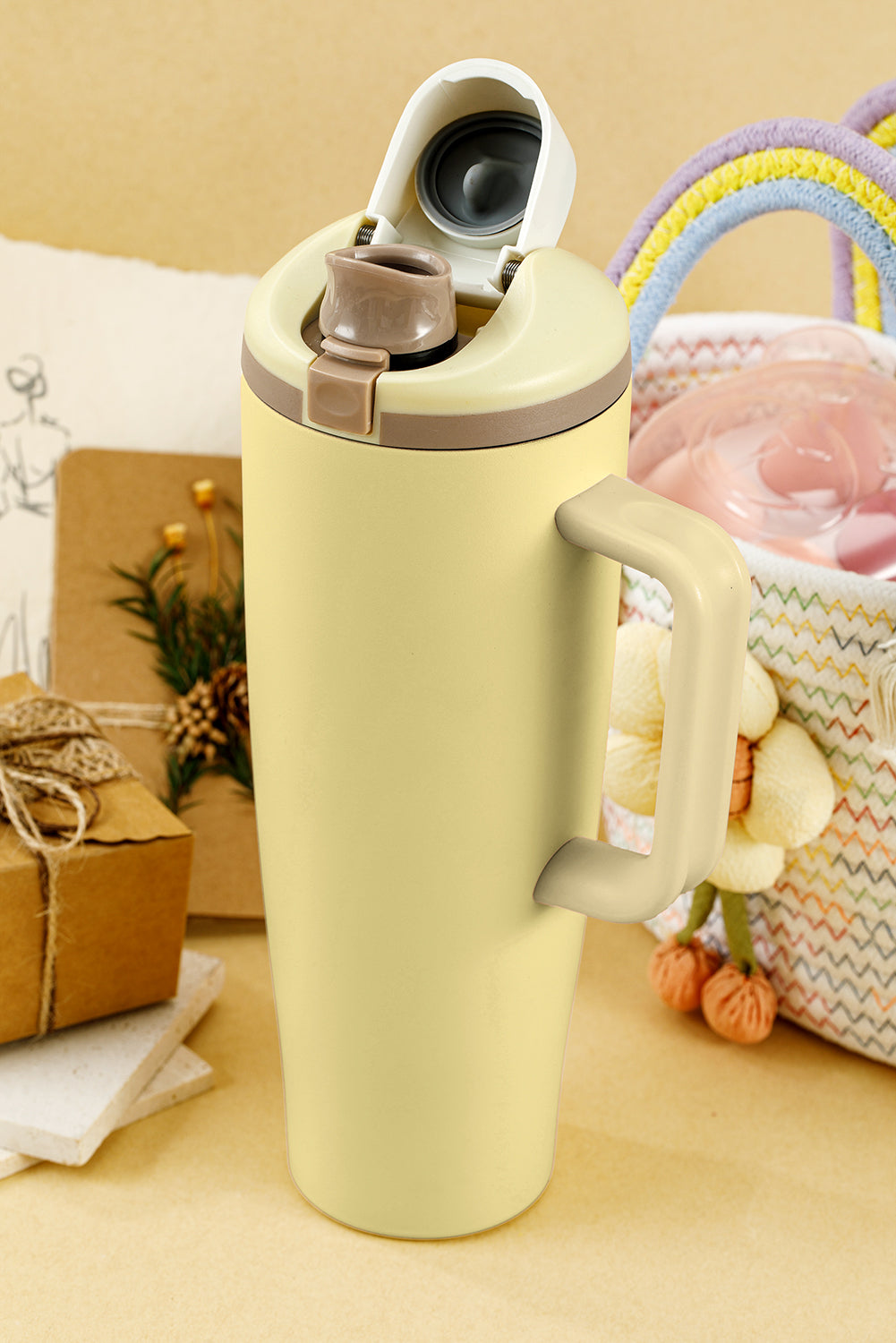 Yellow Sports Vacuum Insulated Tumbler