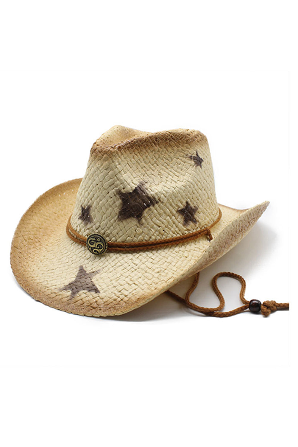 Khaki Wide Brim Cowboy Hat