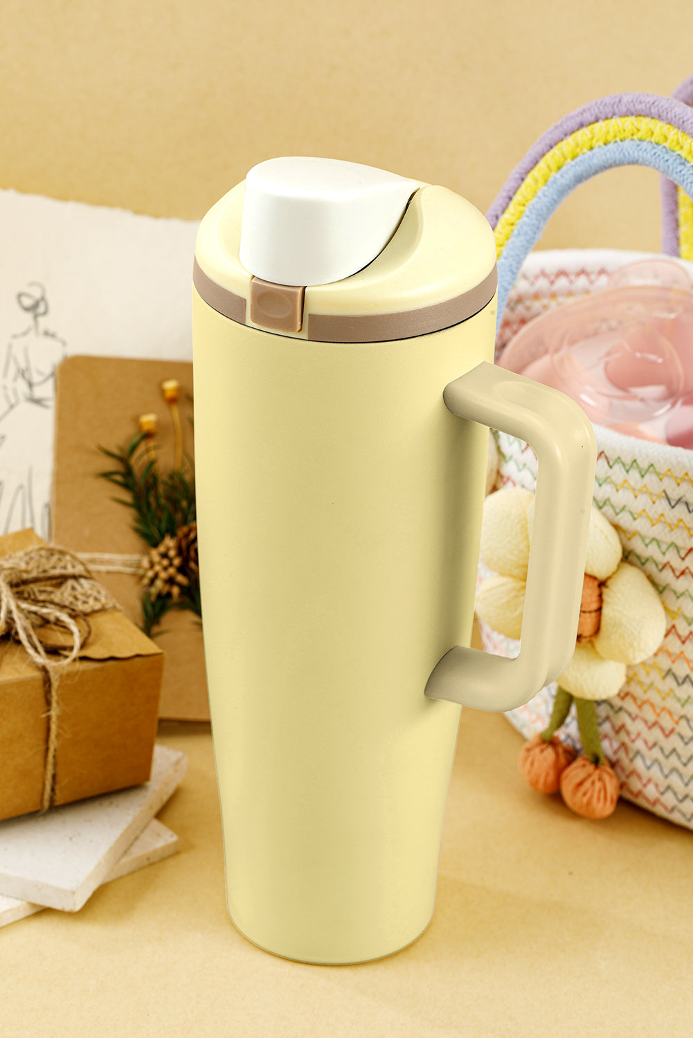Yellow Sports Vacuum Insulated Tumbler
